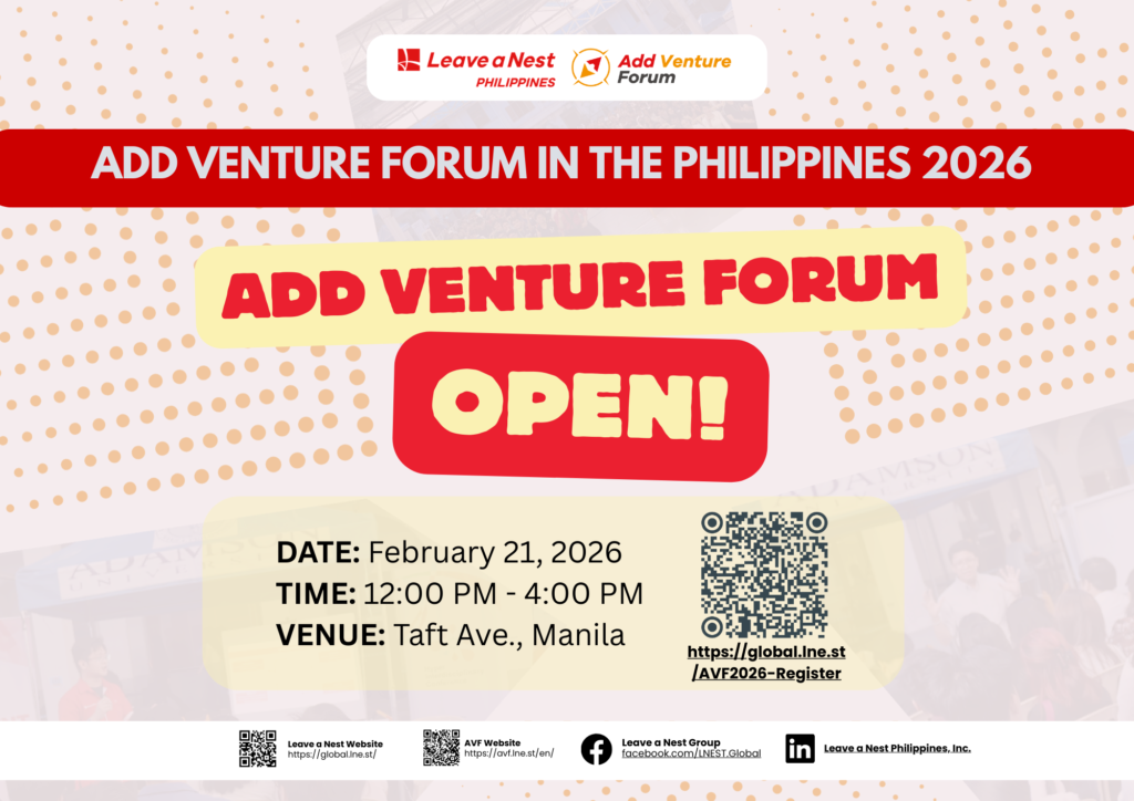 Venture into the Unknown, and Explore Career Possibilities Beyond the Familiar: Add Venture Forum in the Philippines 2026 is Now Open for Registration!